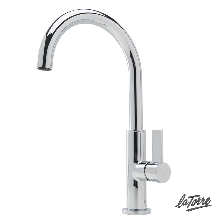 Μπαταρία Νιπτήρα με Βαλβίδα Clic-Clac Taya La Torre Chrome