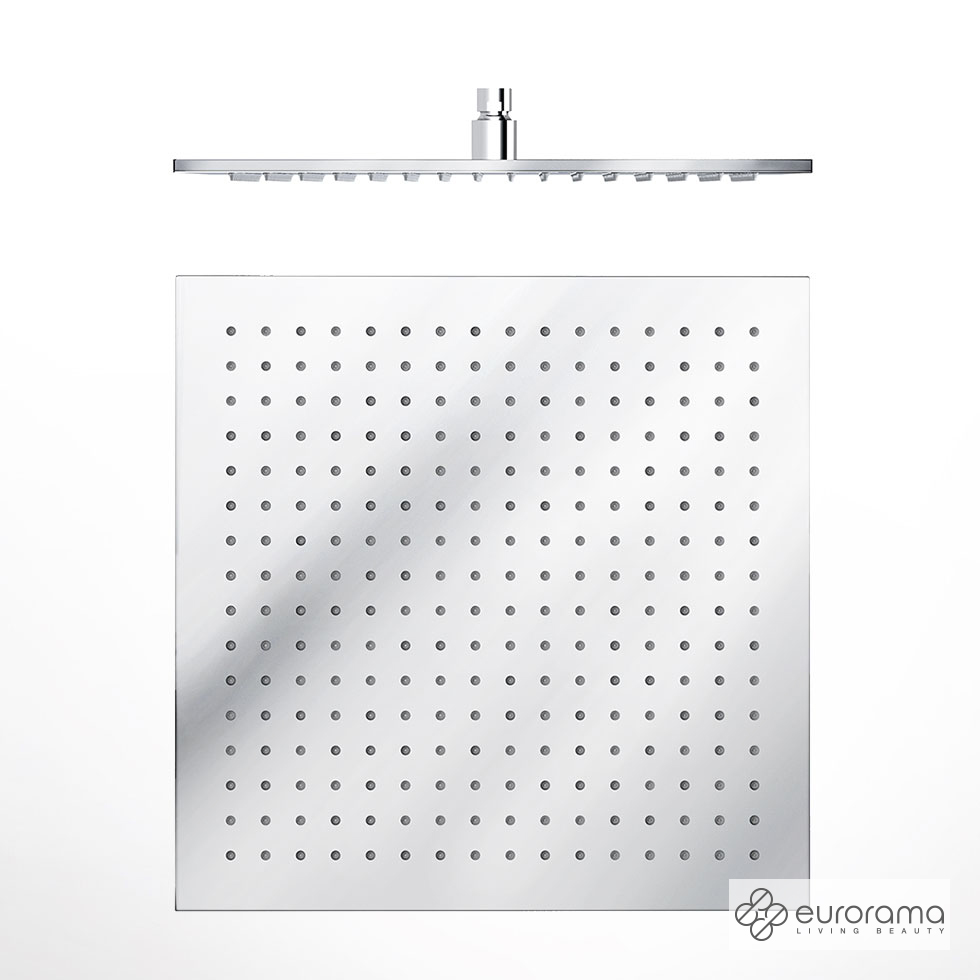 Κεφαλή Ντουζ 40x40 χωρίς βραχίονα, Eurorama Chrome