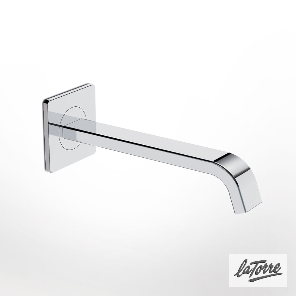 Στόμιο Επίτοιχο 20εκ. Φ33mm Profili-Plus La Torre Chrome