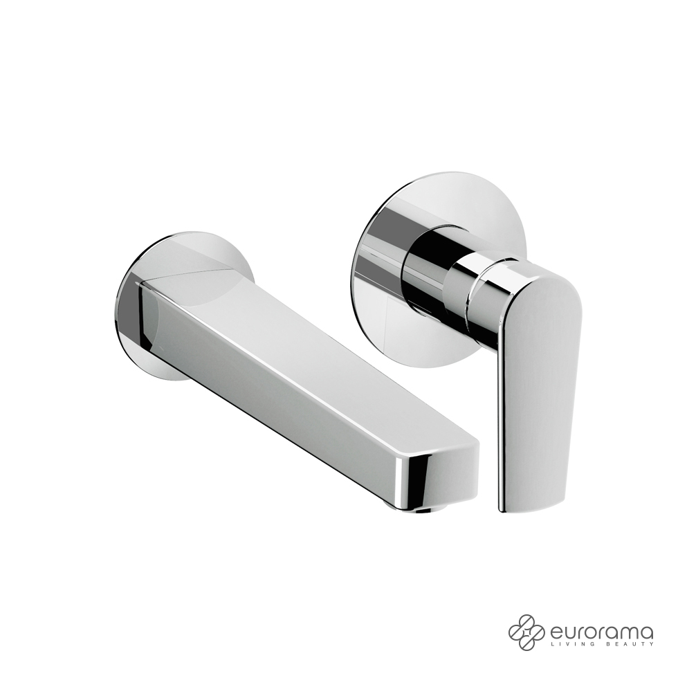 Μπαταρία Νιπτήρα Τοίχου Slot Eurorama Chrome