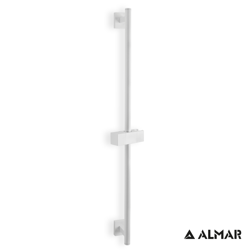 Βέργα Ανάρτησης Τηλεφώνου Ντουζ Flute 70 εκ., Alamr White Matt