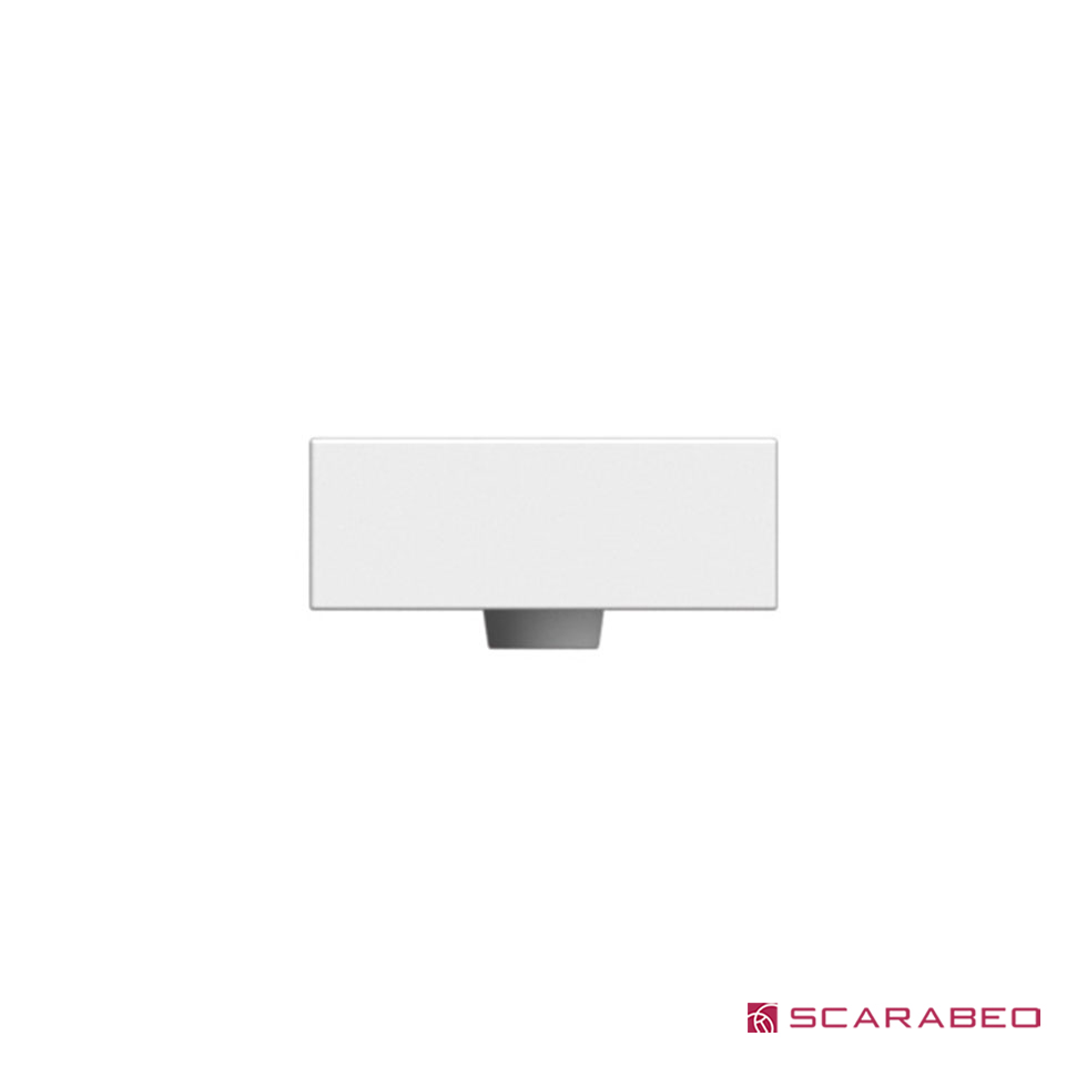 Νιπτήρας Πορσελάνης Teorema/30r 30x30 (1 οπή) Scarabeo White