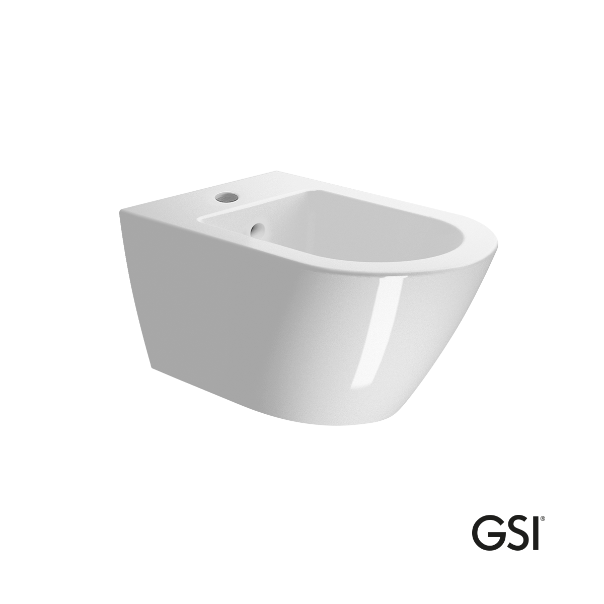 Κρεμαστό Μπιντέ Kube-X/55 GSI White