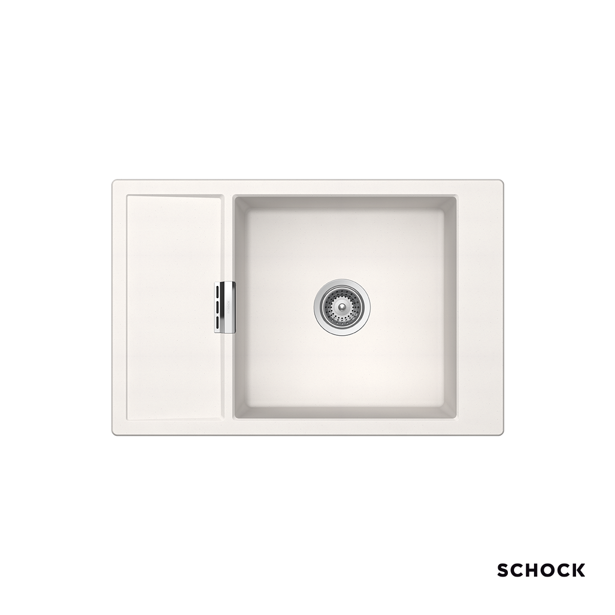 Νεροχύτης Κουζίνας Γρανίτη Mono 78x51 Schock Cristadur Polaris Granite