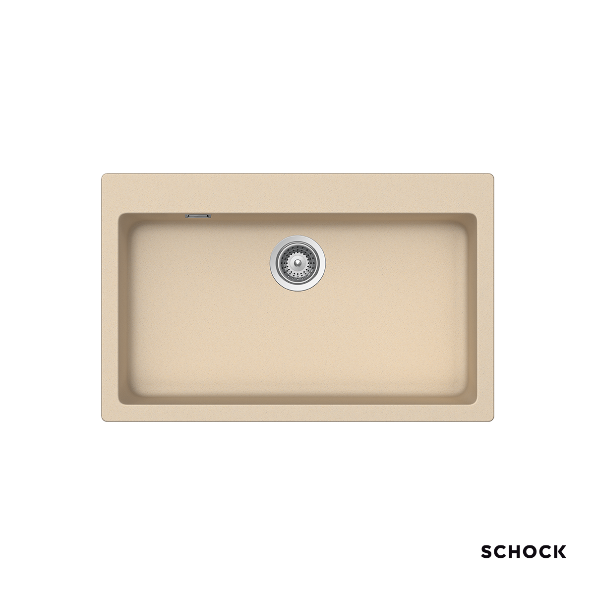 Νεροχύτης Κουζίνας Γρανίτη Manhattan 79x50 Schock Cristalite Moonstone Granite