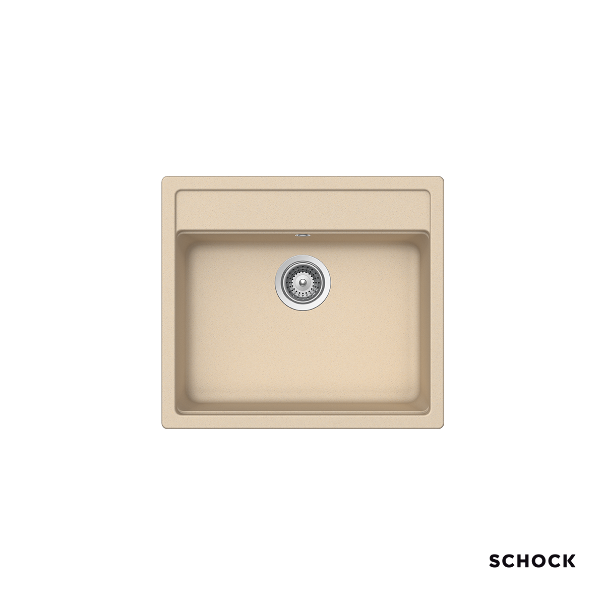 Νεροχύτης Κουζίνας Γρανίτη Manhattan 57x51 Schock Cristalite Moonstone Granite