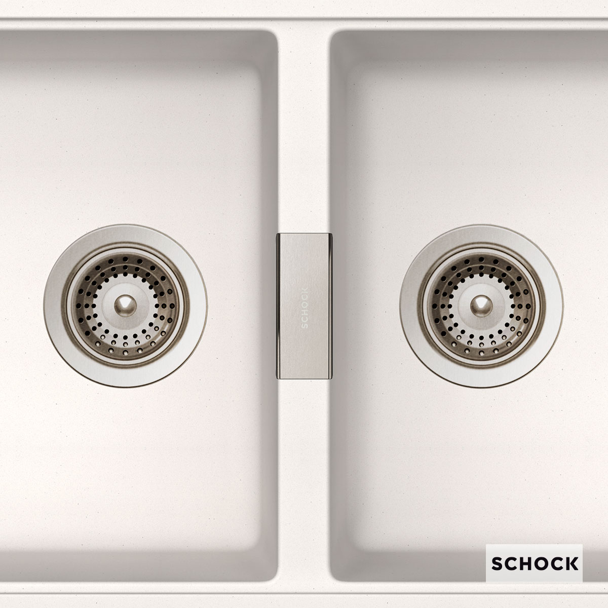 Βαλβίδες με Υπερχείλιση για Νεροχύτη Γρανίτη Schock 15295-30290 Inox