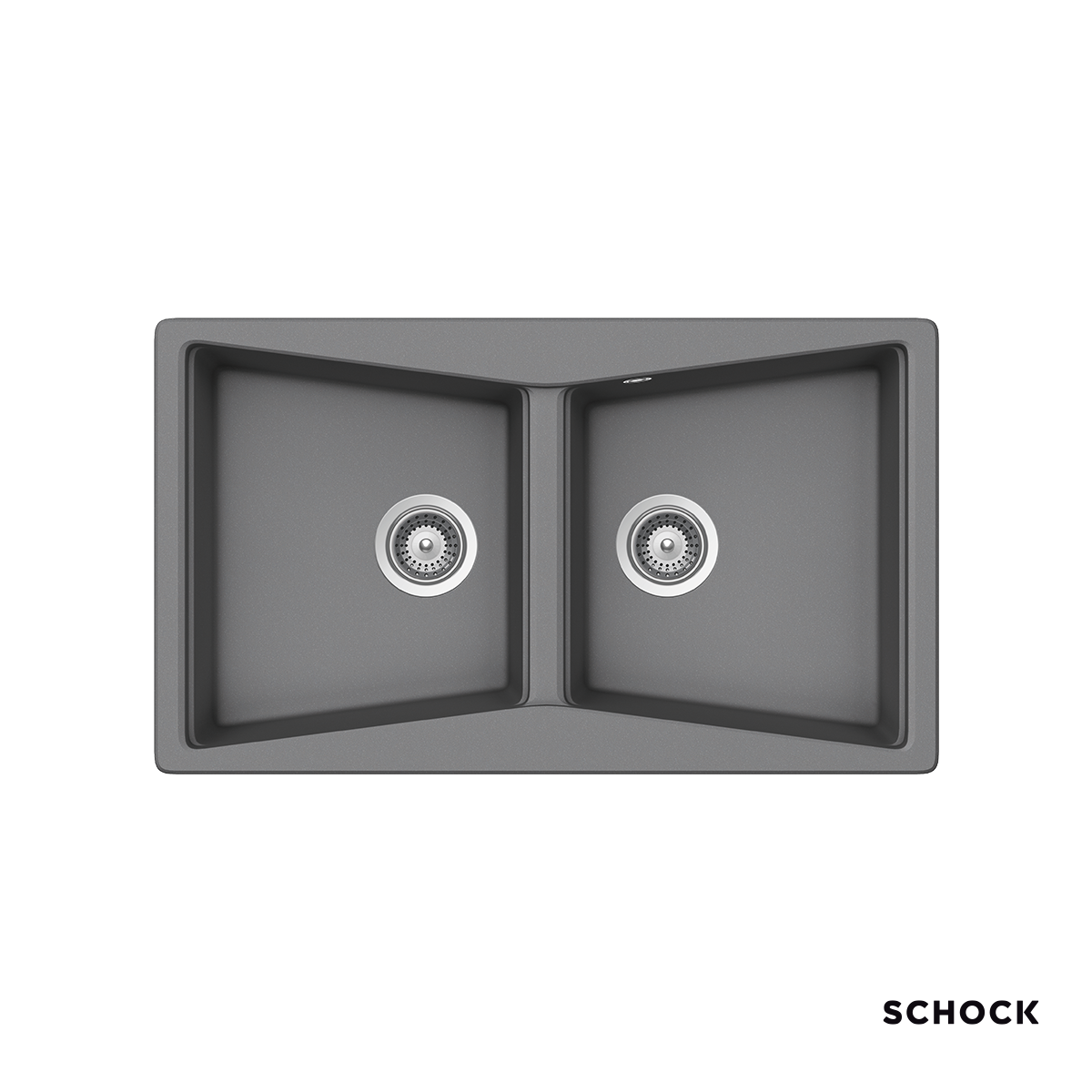 Νεροχύτης Κουζίνας Γρανίτη City 86x50 Schock Cristalite Croma Granite