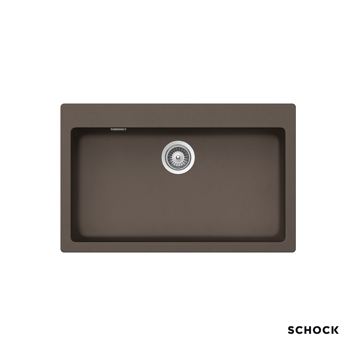 Νεροχύτης Κουζίνας Γρανίτη Manhattan 79x50 Schock Cristalite Mocha Granite