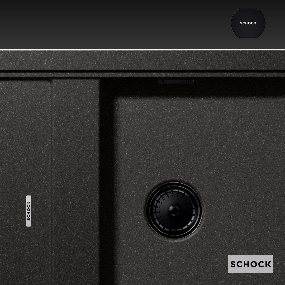 Βαλβίδες με Υπερχείλιση για Νεροχύτη Γρανίτη Schock 81500, Puro