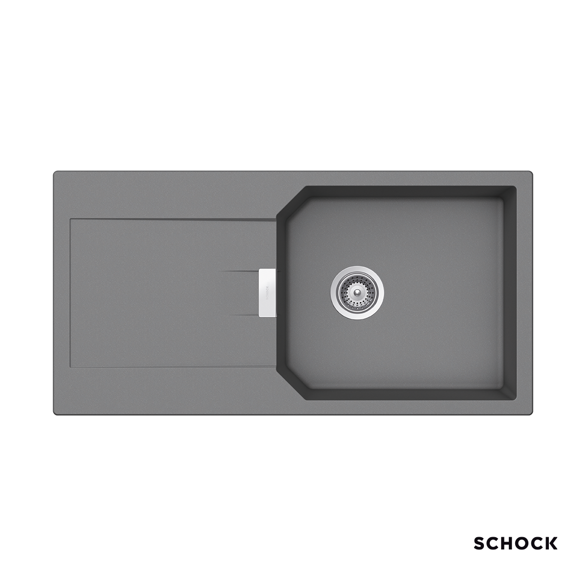 Νεροχύτης Κουζίνας Γρανίτη Manhattan 100x51 Schock Cristalite Croma Granite