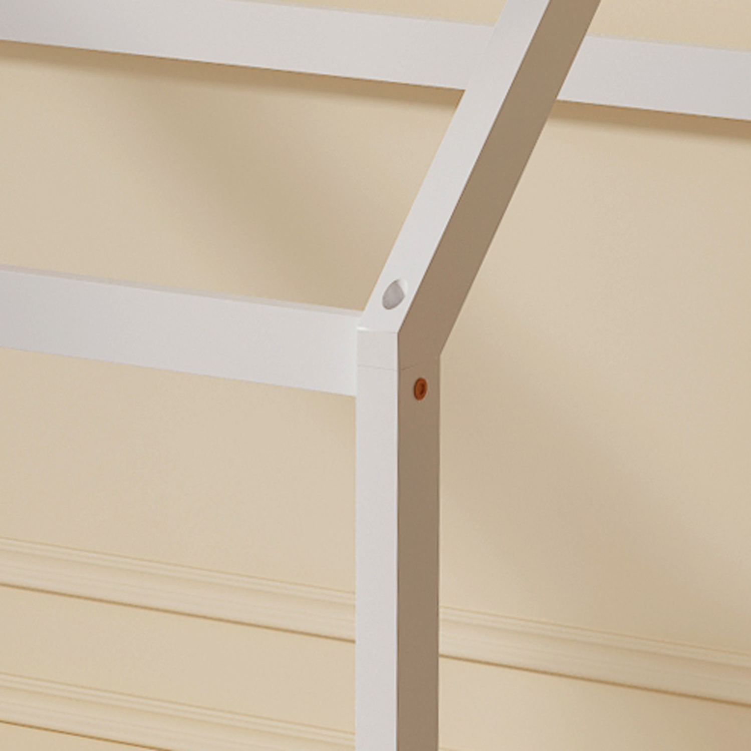 ΚΡΕΒΑΤΙ ΠΑΙΔΙΚΟ ΜΕ ΣΤΡΩΜΑ PEPE HM21302.01 ΞΥΛΟ ΠΕΥΚΟΥ ΣΕ ΛΕΥΚΟ--ΣΤΡΩΜΑ 90x190εκ