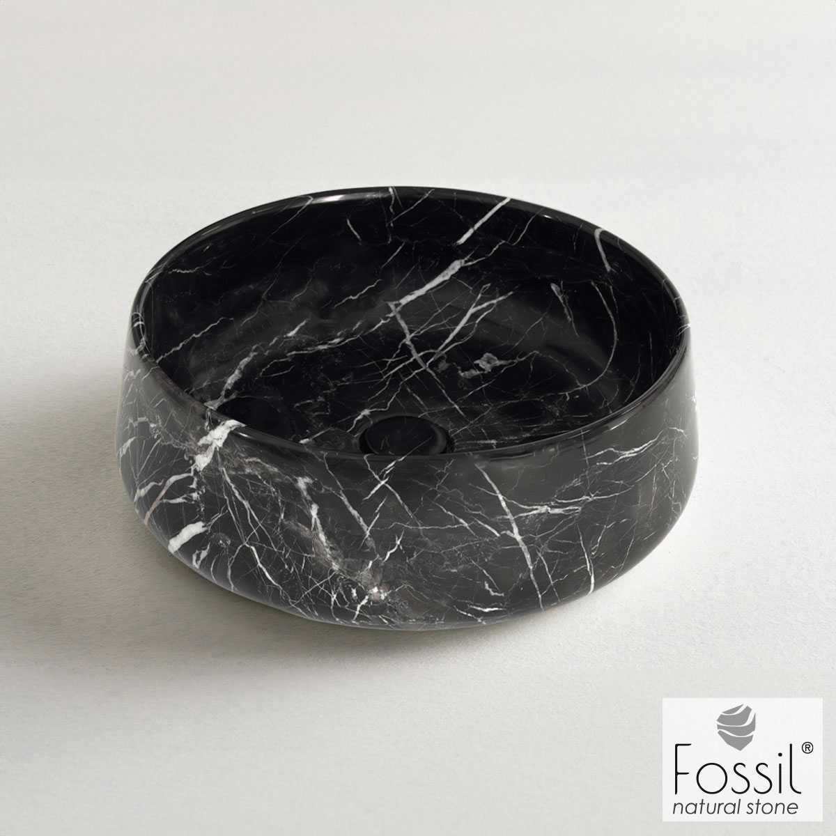 ΝΙΠΤΗΡΑΣ ΜΑΡΜΑΡΙΝΟΣ Φ42 H.14 FOSSIL MARQUINA NERO