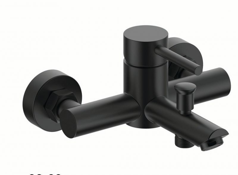 GINI - ΜΠΑΤΑΡΙΑ ΛΟΥΤΡΟΥ ST/ST MAT BLACK ΠΛΗΡΗΣ