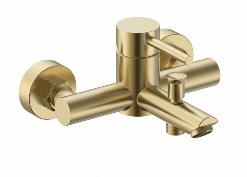 GINI - ΜΠΑΤΑΡΙΑ ΛΟΥΤΡΟΥ ST/ST BRUSH GOLD ΠΛΗΡΗΣ