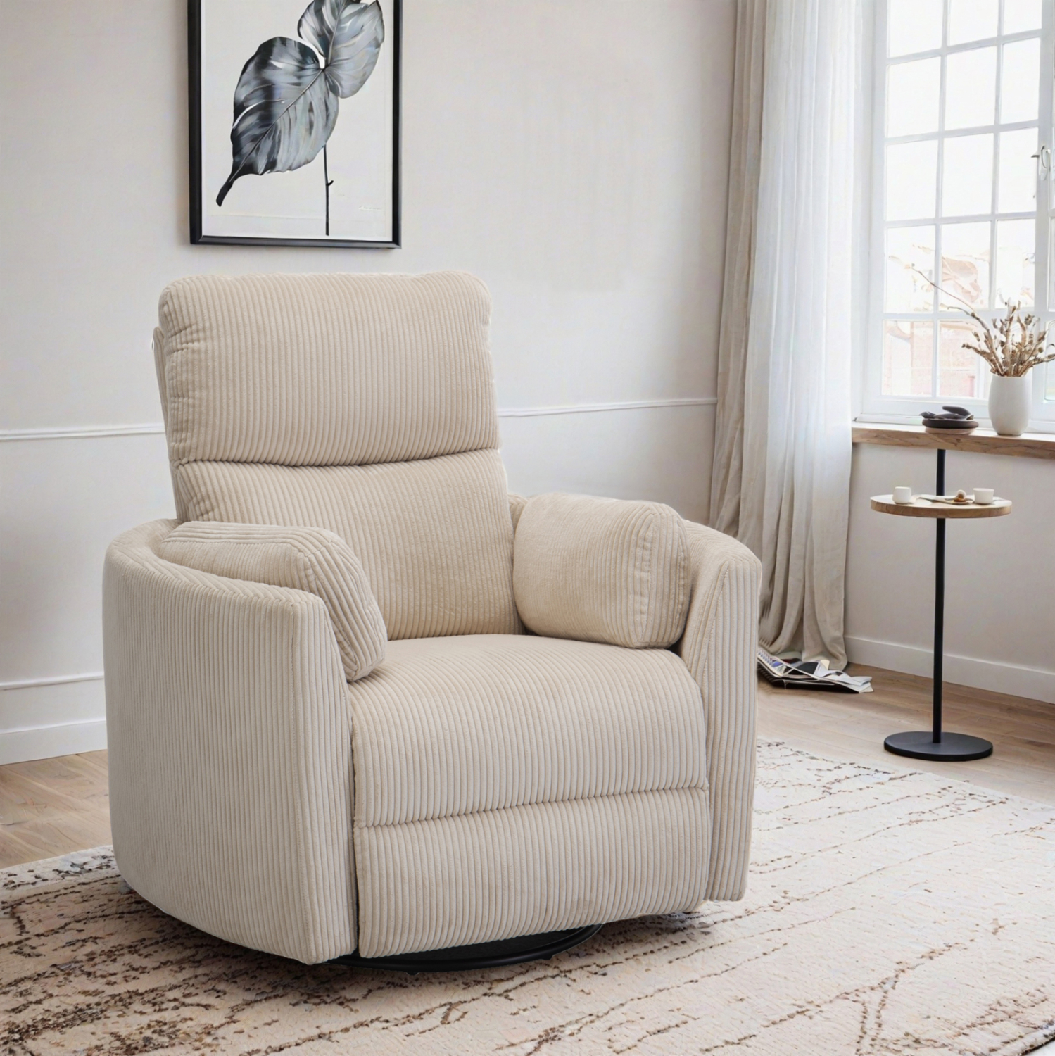 ΠΟΛΥΘΡΟΝΑ ΘΗΛΑΣΜΟΥ/RELAX VELMORA HM3300.03 ΜΠΕΖ ΚΟΤΛΕ ΥΦΑΣΜΑ 100x90x100Υεκ