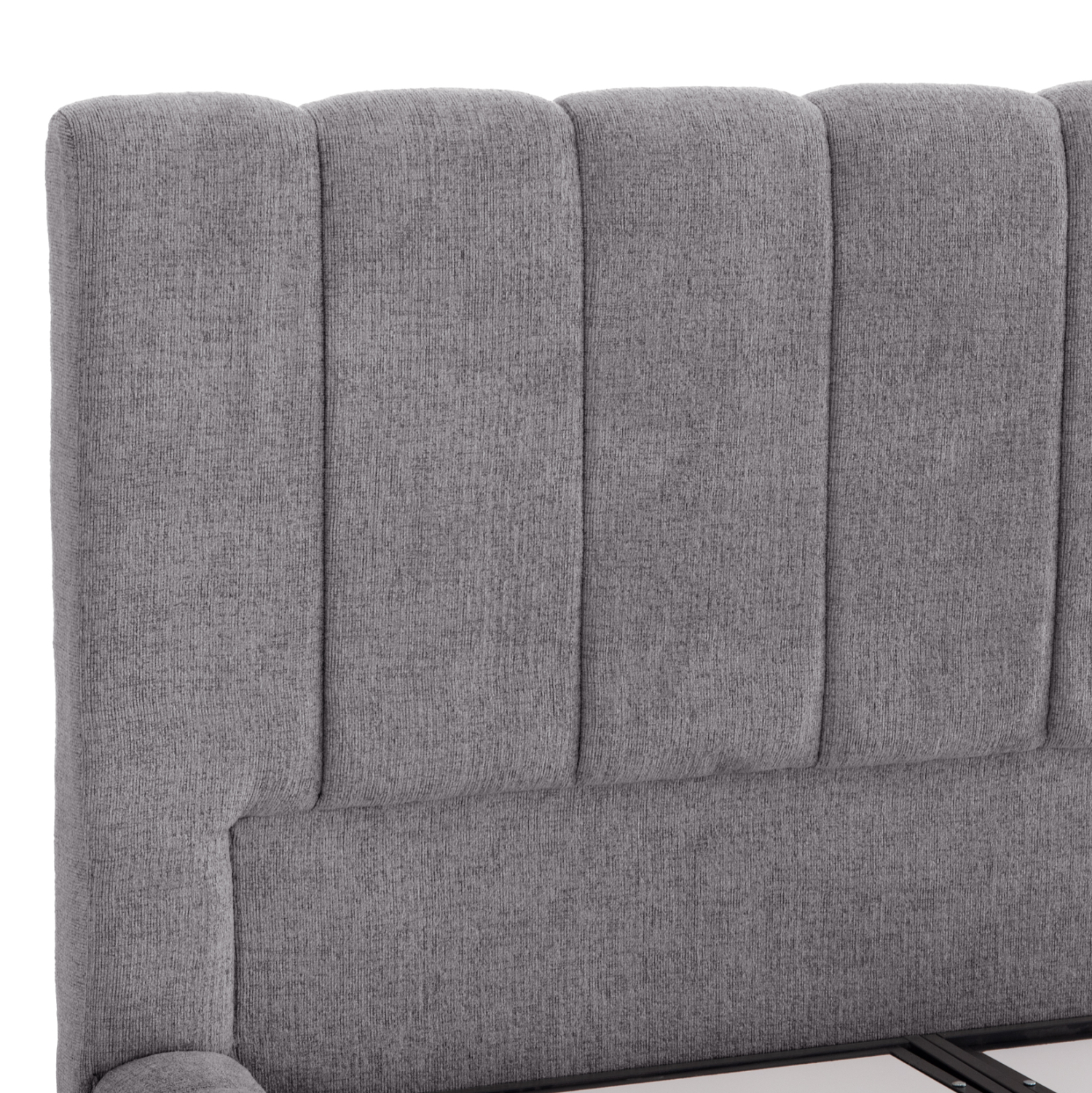 ΚΡΕΒΑΤΙ REMO ΜΕ ΑΠΟΘΗΚΕΥΤΙΚΟ ΧΩΡΟ HM719.22 ΥΦΑΣΜΑ TEDDY ΓΚΡΙ-ΓΙΑ ΣΤΡΩΜΑ 160x200εκ