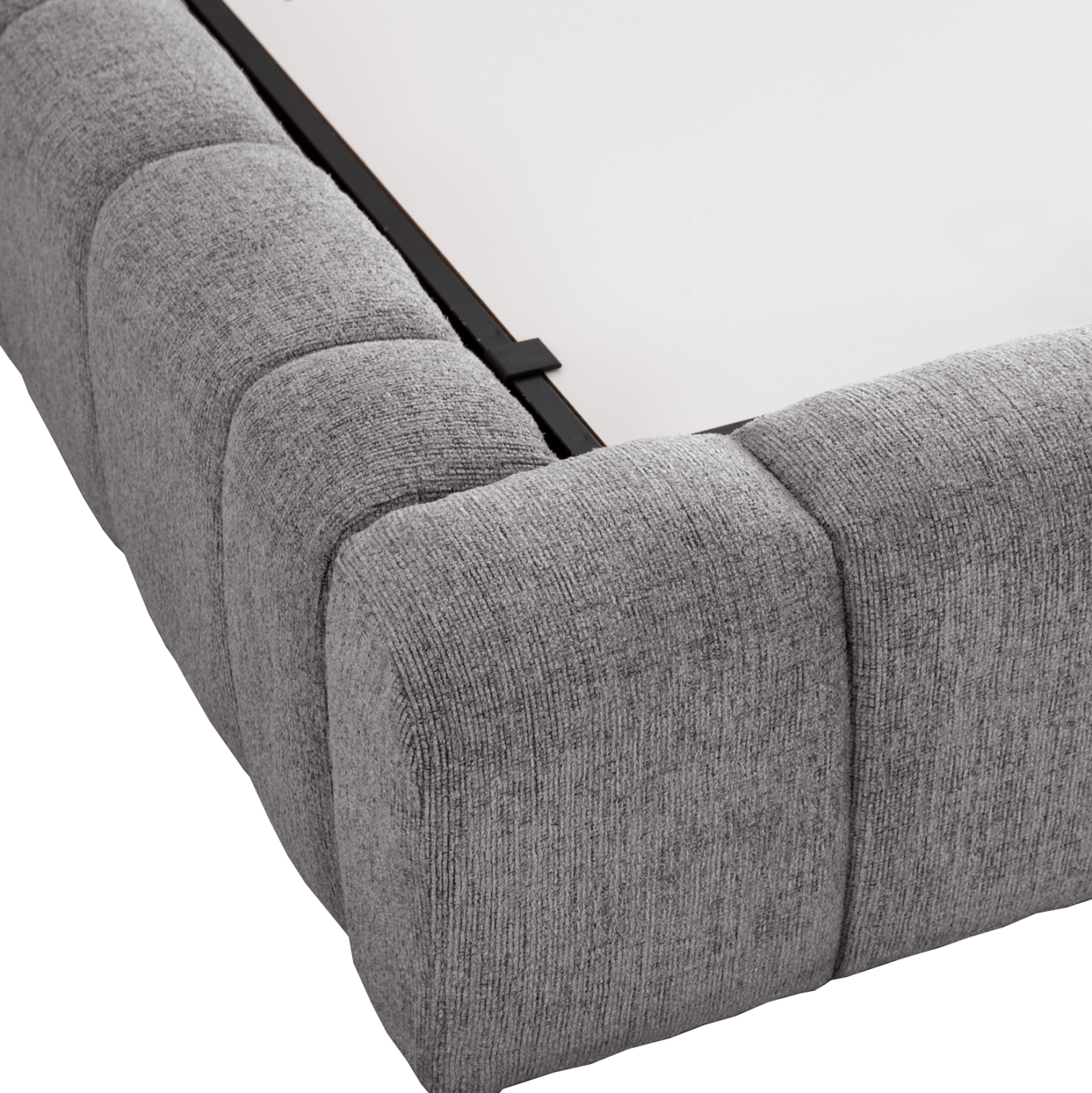 ΚΡΕΒΑΤΙ REMO ΜΕ ΑΠΟΘΗΚΕΥΤΙΚΟ ΧΩΡΟ HM719.22 ΥΦΑΣΜΑ TEDDY ΓΚΡΙ-ΓΙΑ ΣΤΡΩΜΑ 160x200εκ