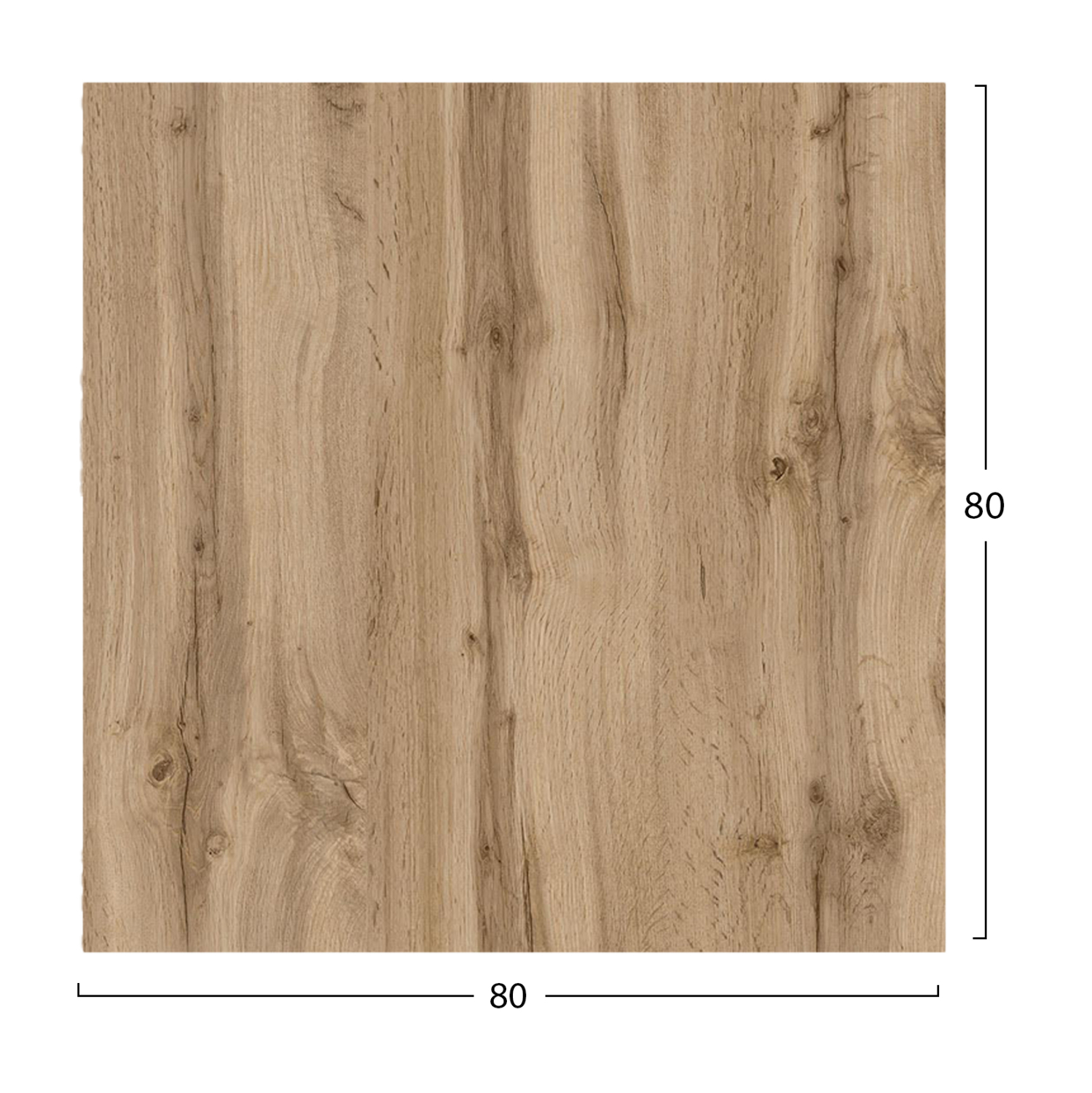 ΕΠΙΦΑΝΕΙΑ ΤΡΑΠΕΖΙΟΥ HPL ΤΕΤΡΑΓΩΝΗ HM5839.36 SONAMA OAK 80x80εκ.