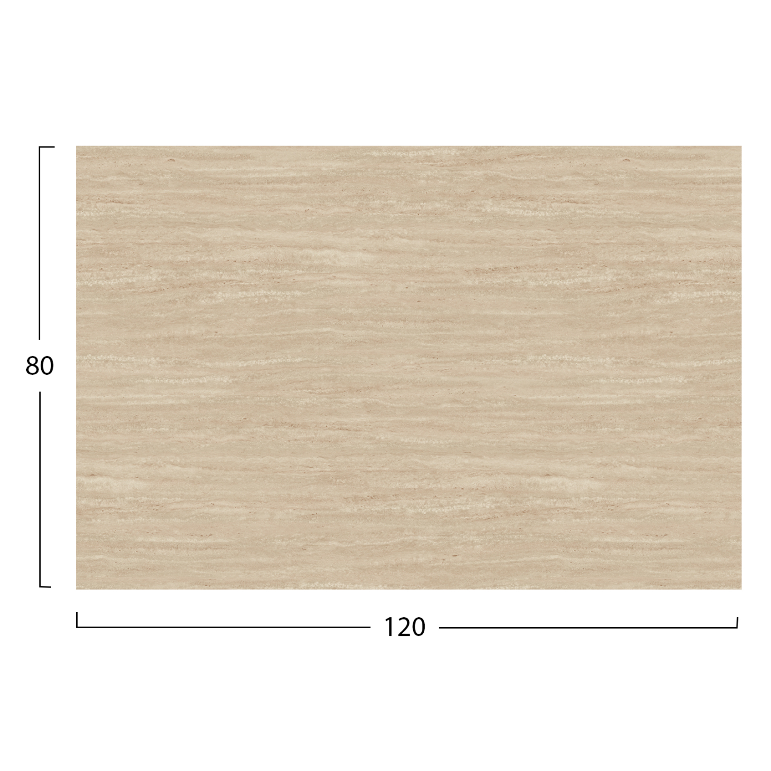 ΕΠΙΦΑΝΕΙΑ ΤΡΑΠΕΖΙΟΥ HPL ΟΡΘΟΓΩΝΙΑ HM5840.35 TRAVERTINE 120x80εκ.