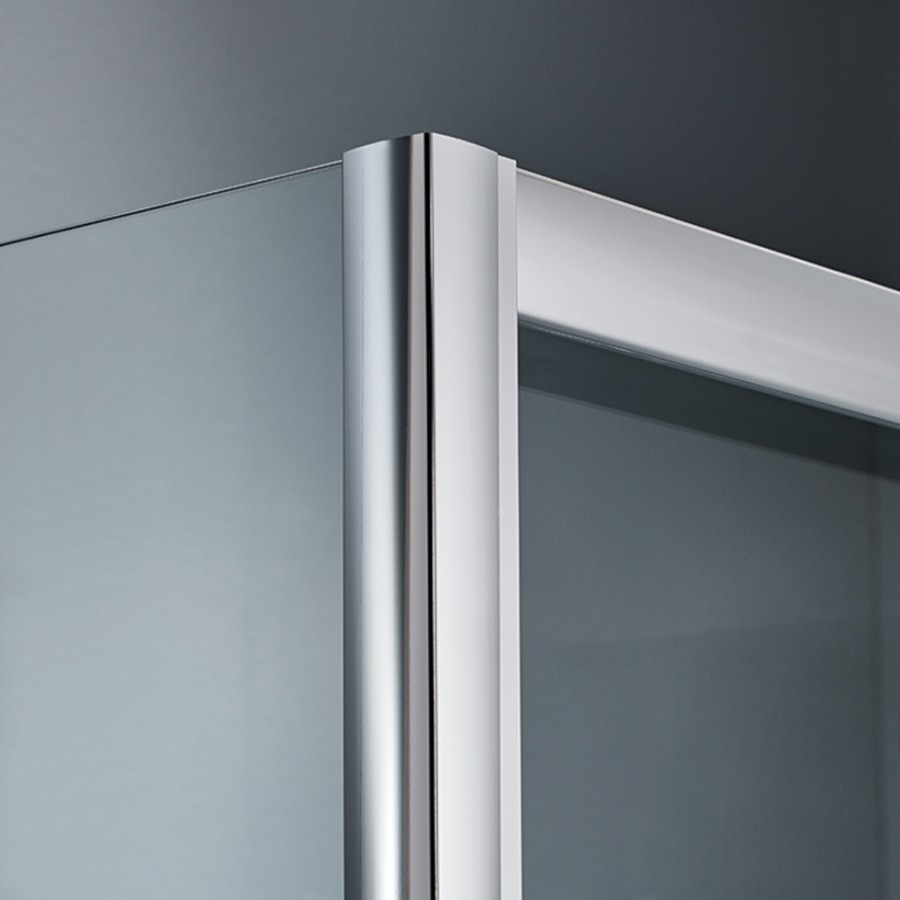 STARLET SLIDER 1+1 SLS 130T-100 127-131X180CM CLEAR ΠΟΡΤΑ ΝΤΟΥΖΙΕΡΑΣ ΜΕ 1 ΣΤΑΘΕΡΟ & 1 ΣΥΡΟΜΕΝΟ ΦΥΛΛΟ