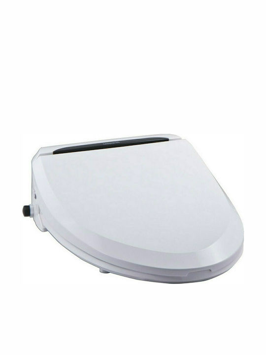 Uspa Plus Comfort Καπάκι Λεκάνης Soft Close με Μπιντέ Πλαστικό 52x39.2cm Λευκό