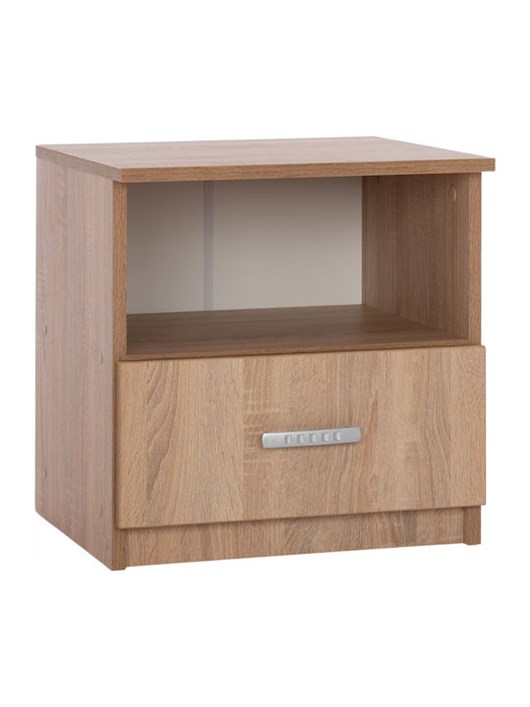 ΚΟΜΟΔΙΝΟ ΜΕ ΣΥΡΤΑΡΙ ADLER SONAMA OAK HM2431.01 45x40x48 εκ.