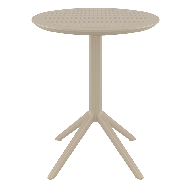 SKY TAUPE Φ60X74εκ. ΤΡΑΠΕΖΙ ΠΤΥΣ/ΝΟ ΠΟΛ/ΝΙΟΥ