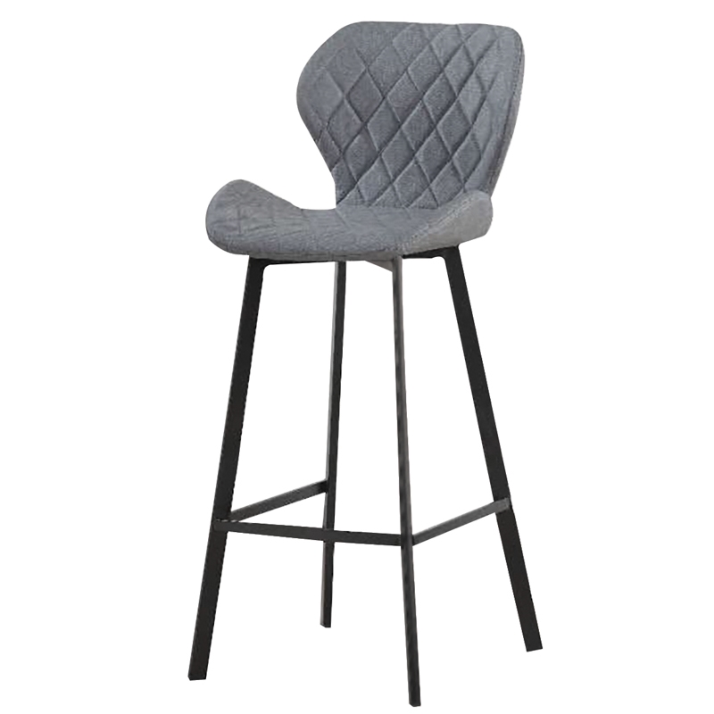 MARTIN ΓΚΡΙ ΥΦΑΣΜΑ(Σ2)73εκ.ΣΚΑΜΠΟ ΜΕΤΑΛΛΙΚΟ 45X49X73-106εκ.