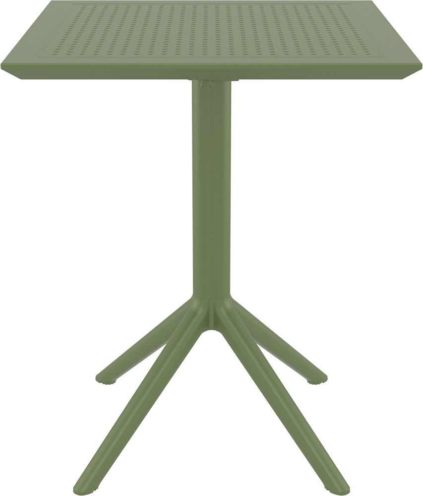 SKY OLIVE GREEN 60Χ60X74εκ. ΤΡΑΠΕΖΙ ΠΤΥΣ/ΝΟ ΠΟΛ/ΝΙΟΥ