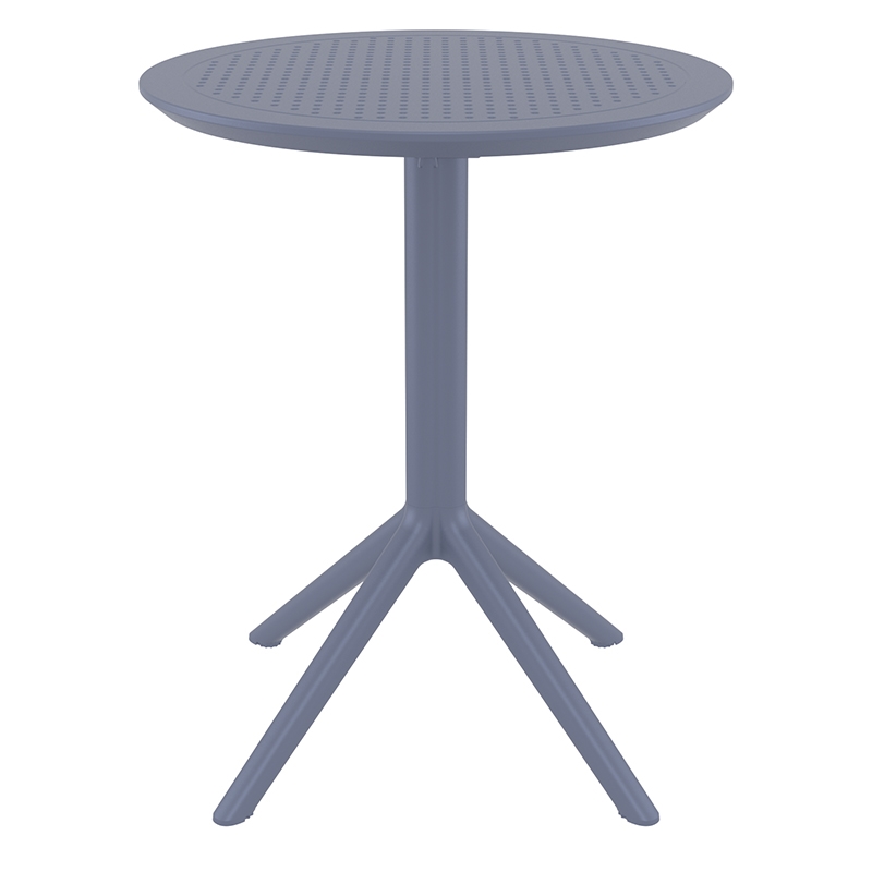 SKY DARK GREY Φ60X74εκ. ΤΡΑΠΕΖΙ ΠΤΥΣ/ΝΟ ΠΟΛ/ΝΙΟΥ