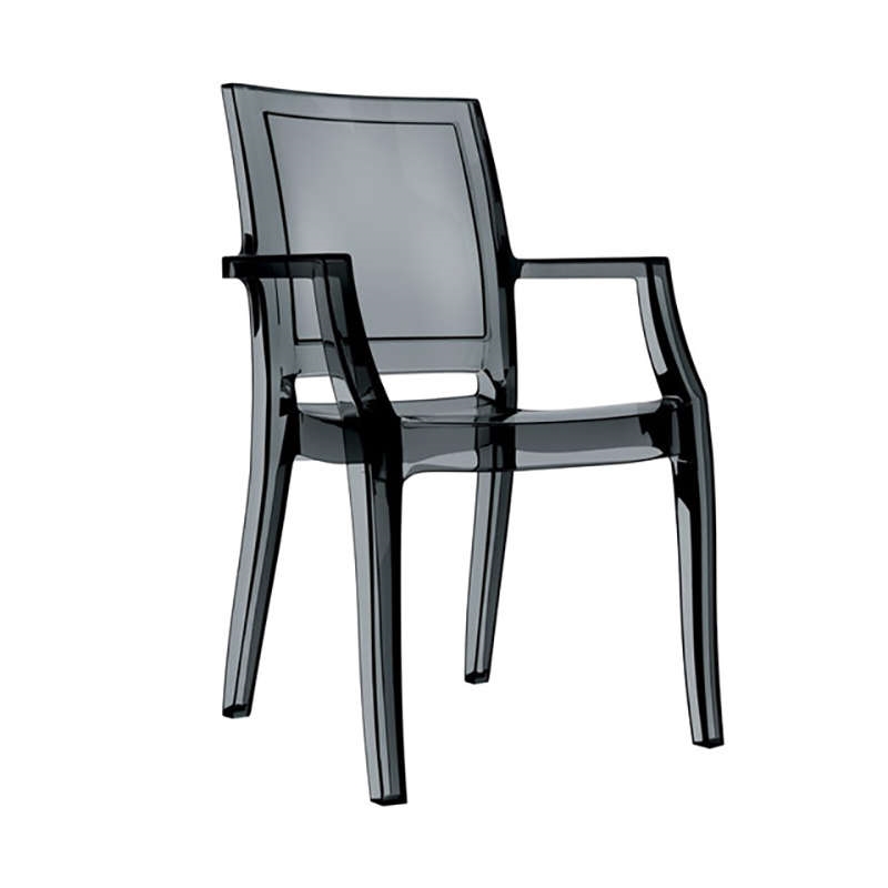 ARTHUR BLACK TRANSP. ΠΟΛΥΘΡΟΝΑ 56X60X91εκ.