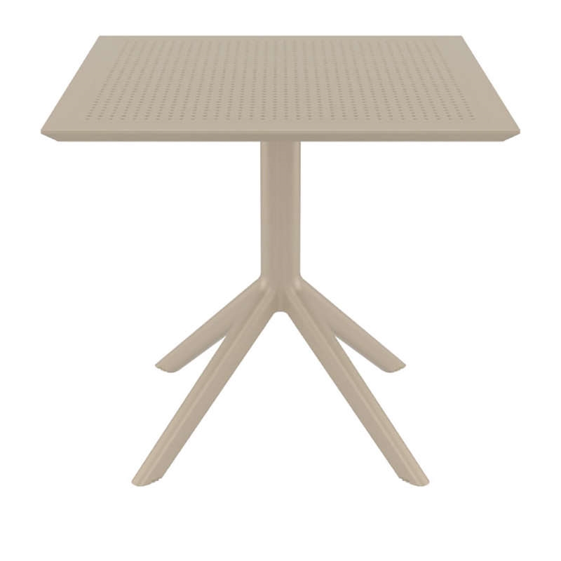 SKY TAUPE 80X80X74εκ. ΤΡΑΠΕΖΙ ΠΟΛ/ΝΙΟΥ