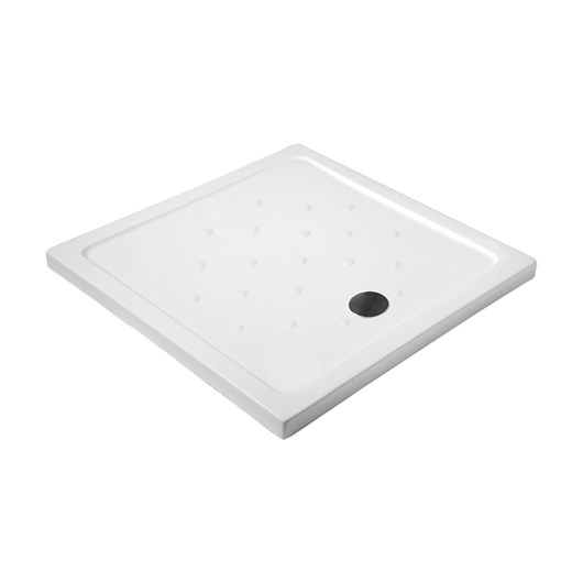 Ντουζιέρα τετράγωνη πορσελάνης PORCELAIN FLAT KARAG 90x90x6,5cm