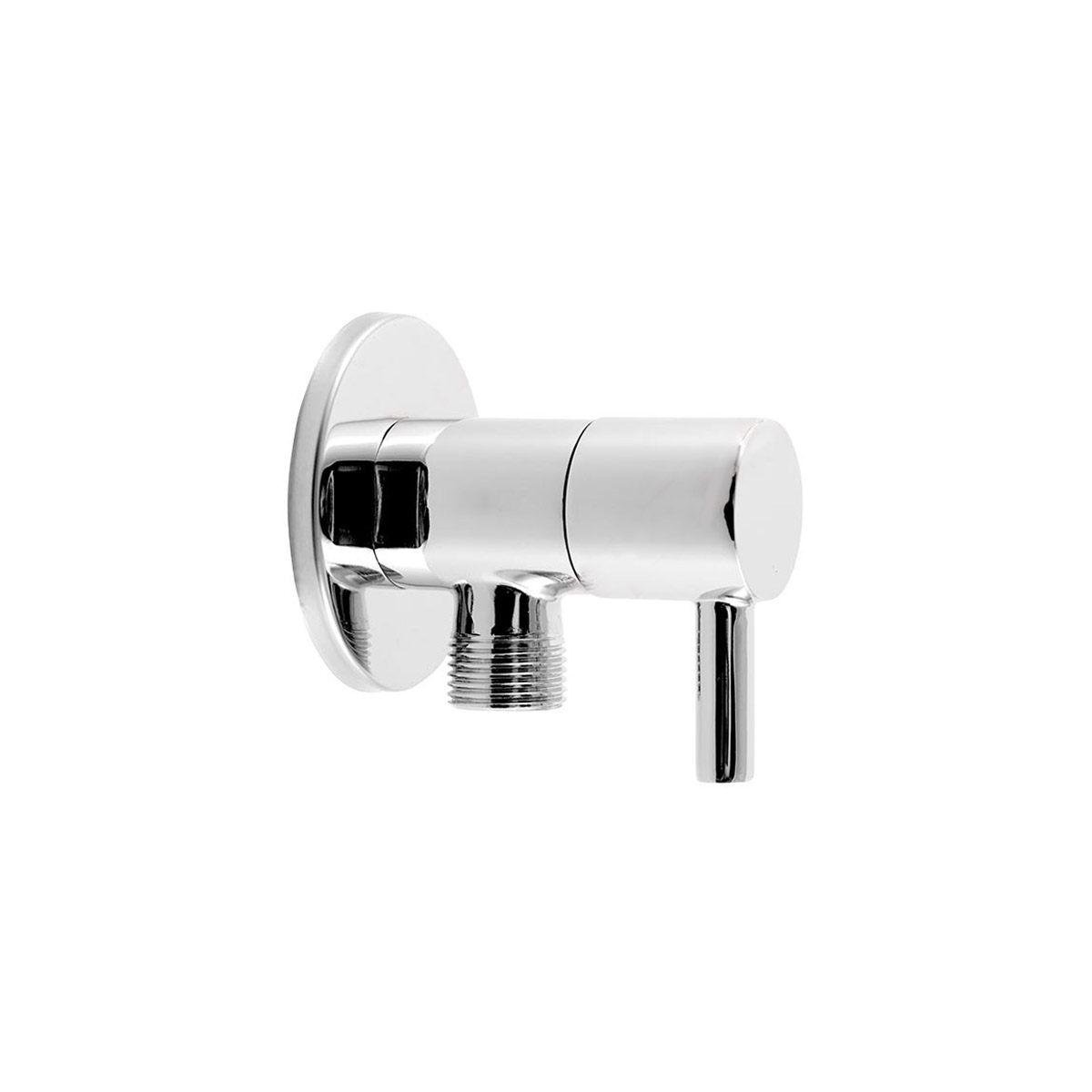 Γωνιακός διακόπτης ροής Χρωμέ Z296 FERRO 1/2x1/2&quot;