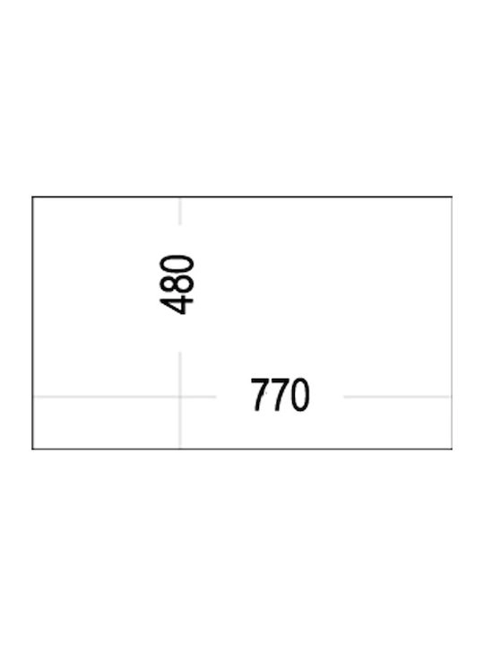 Teka Forsquare 72.40 TG Bright Cream Ένθετος Γρανιτένιος Νεροχύτης 80 Cm