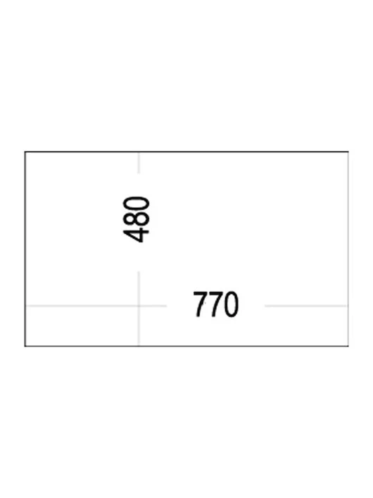 Teka Forsquare 72.40 TG Bright Cream Ένθετος Γρανιτένιος Νεροχύτης 80 Cm