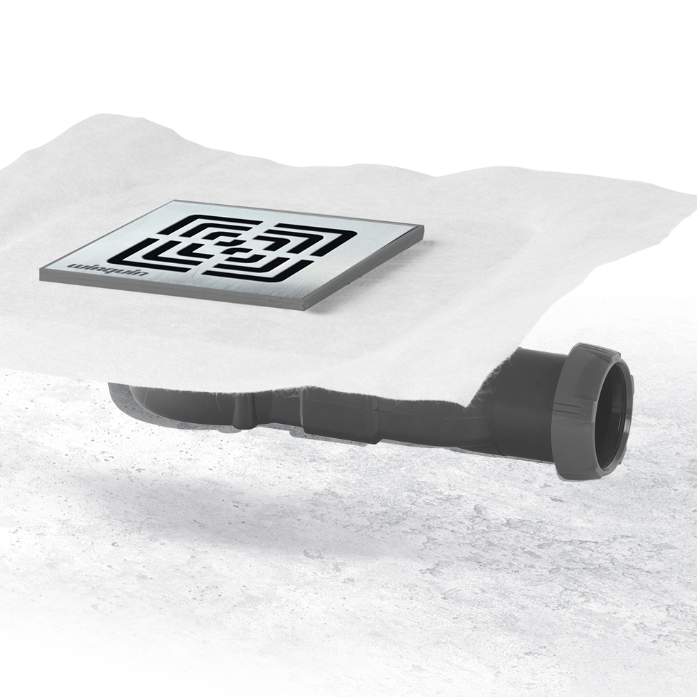 Σιφών δαπέδου χτιστής ντουζιέρας WIRQUIN Slim