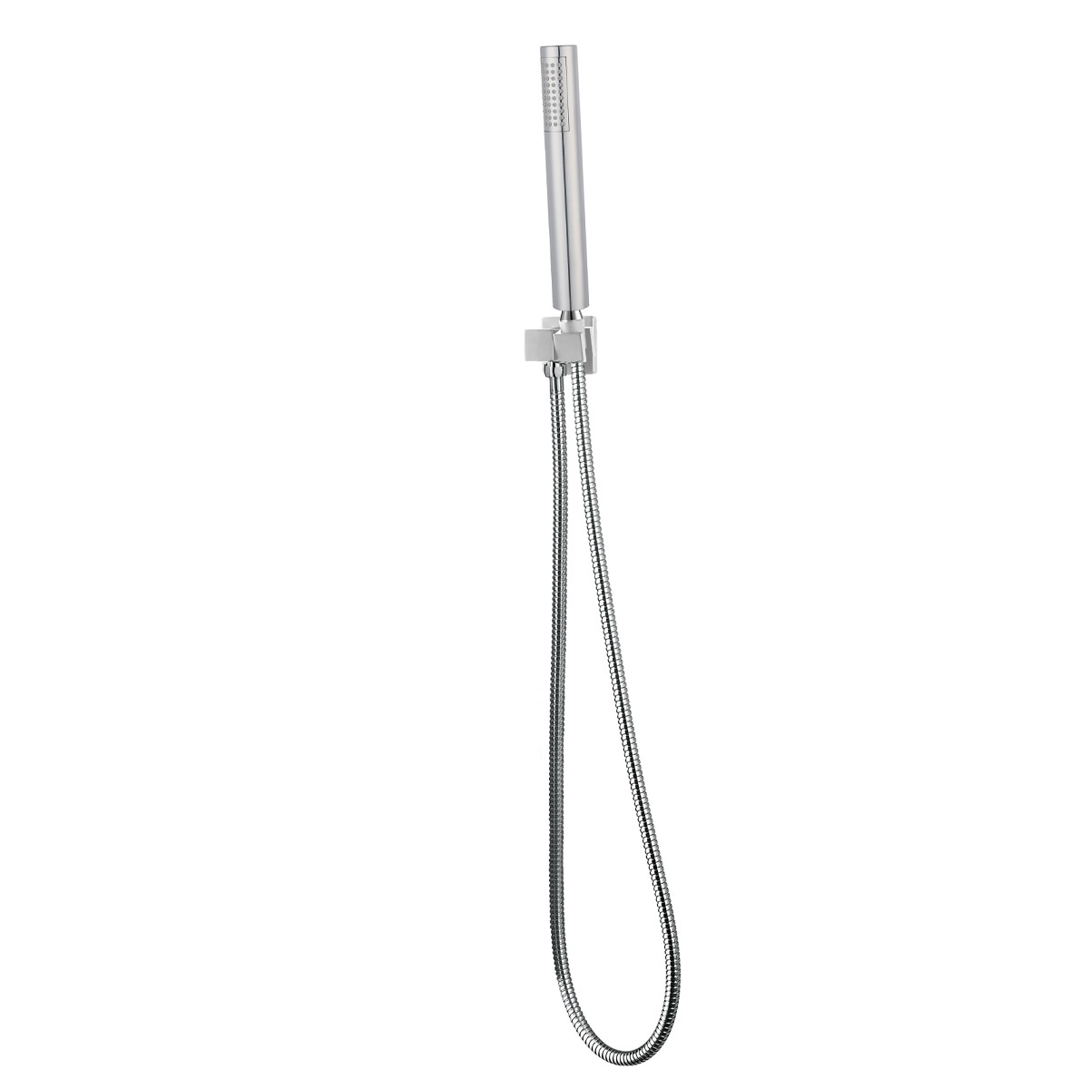 Τηλέφωνο ντους με σπιράλ και βάση στήριξης DELOS Chrome KARAG