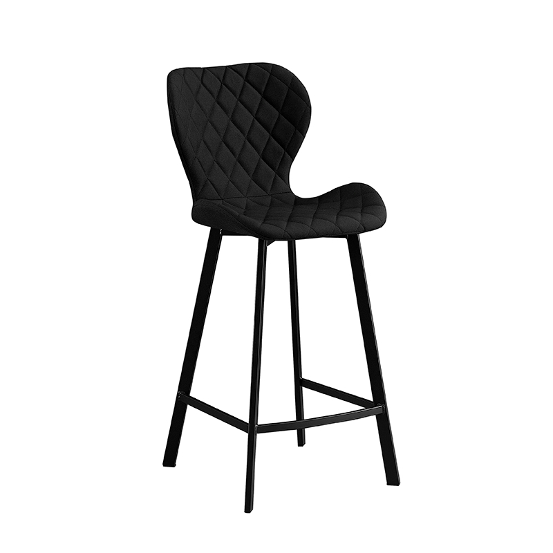 MARTIN ΜΑΥΡΟ ΥΦΑΣΜΑ(Σ2)66εκ. ΣΚΑΜΠΟ ΜΕΤΑΛΛΙΚΟ 45X49X66-98εκ.