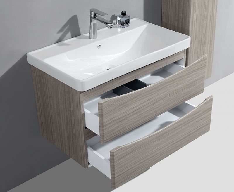 SET SALOON GRAPHITE 80CM