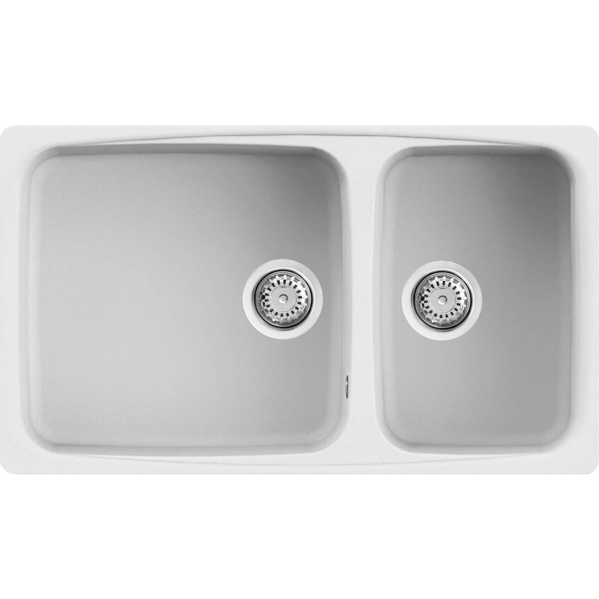 Νεροχύτης κουζίνας FOX 450 Bianco 68 ELLECI 86,4x50,3cm