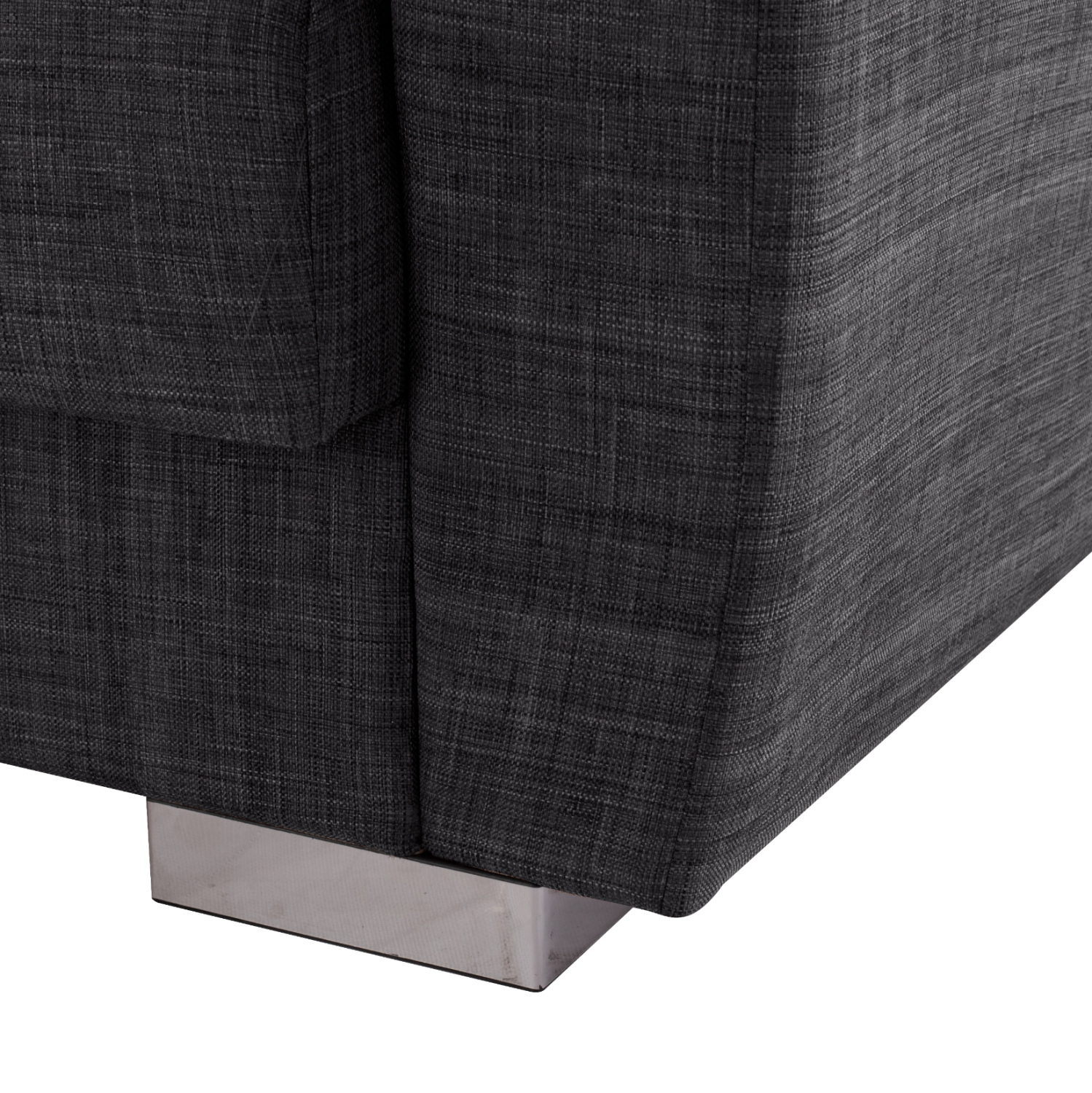 ΚΑΝΑΠΕΣ ΚΡΕΒΑΤΙ POLYA ΤΡΙΘΕΣΙΟΣ HM3240.03 ΓΚΡΙ 215x85x76Υ εκ.