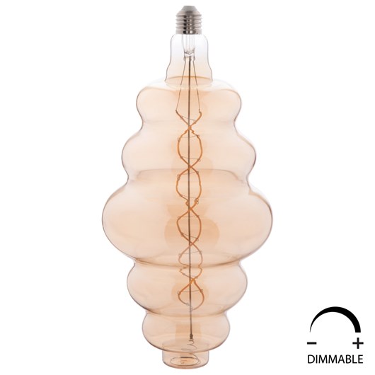 ΛΑΜΠΤΗΡΑΣ LED FILAMENT 8W E27 3000K GOLD COLOR DIMMABLE  HM4056.02