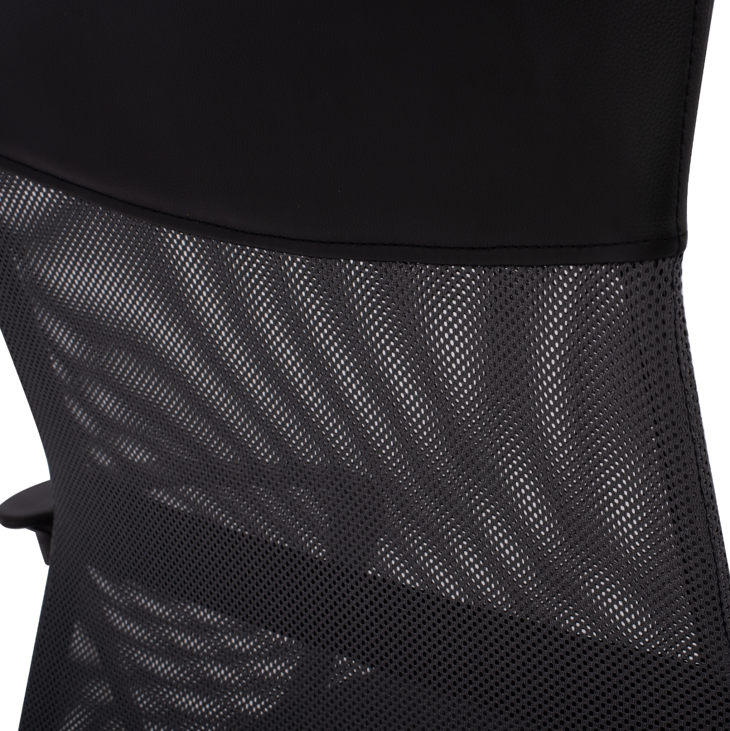 ΚΑΡΕΚΛΑ ΓΡΑΦΕΙΟΥ CABLE HM1000.10 ΜΑΥΡΟ ΓΚΡΙ MESH ΠΟΔΙ ΧΡΩΜΙΟΥ 61x58x118 εκ.