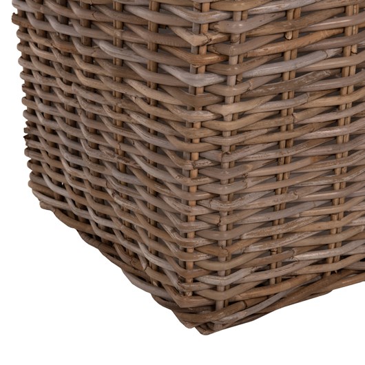 ΣΕΤ ΔΙΑΚΟΣΜΗΤΙΚΑ ΚΑΛΑΘΙΑ KATER HM9657 4ΤΜΧ ΑΠΟ KUBU RATTAN ΣΕ ΓΚΡΙ 52x52x50-57Υεκ.