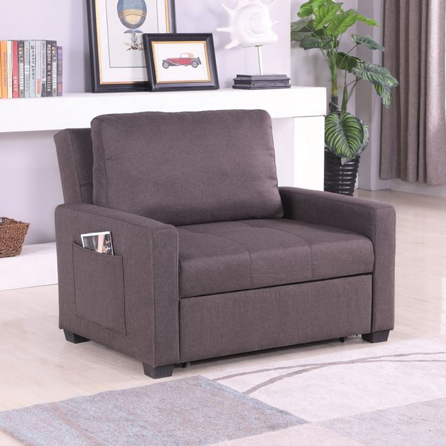 ΠΟΛΥΘΡΟΝΑ-ΚΡΕΒΑΤΙ KANNA HM3083.01 ΚΑΦΕ ΥΦΑΣΜΑ 112x96x85Υεκ.