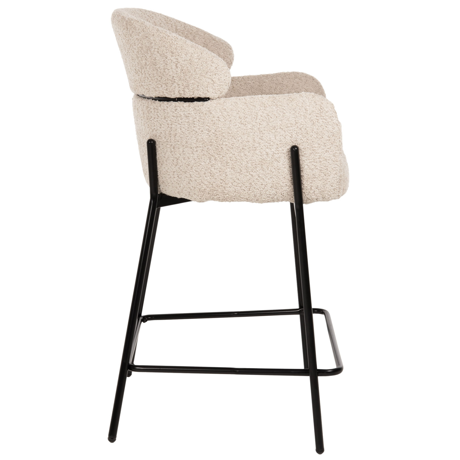 ΣΚΑΜΠΟ ΜΕΣ. ΥΨΟΥΣ WOLF HM8584.02 ΕΚΡΟΥ ΥΦΑΣΜΑ ΜΠΟΥΚΛΕ-ΜΑΥΡΑ ΜΕΤΑΛΛΙΚΑ ΠΟΔΙΑ 56x57x98Yεκ.