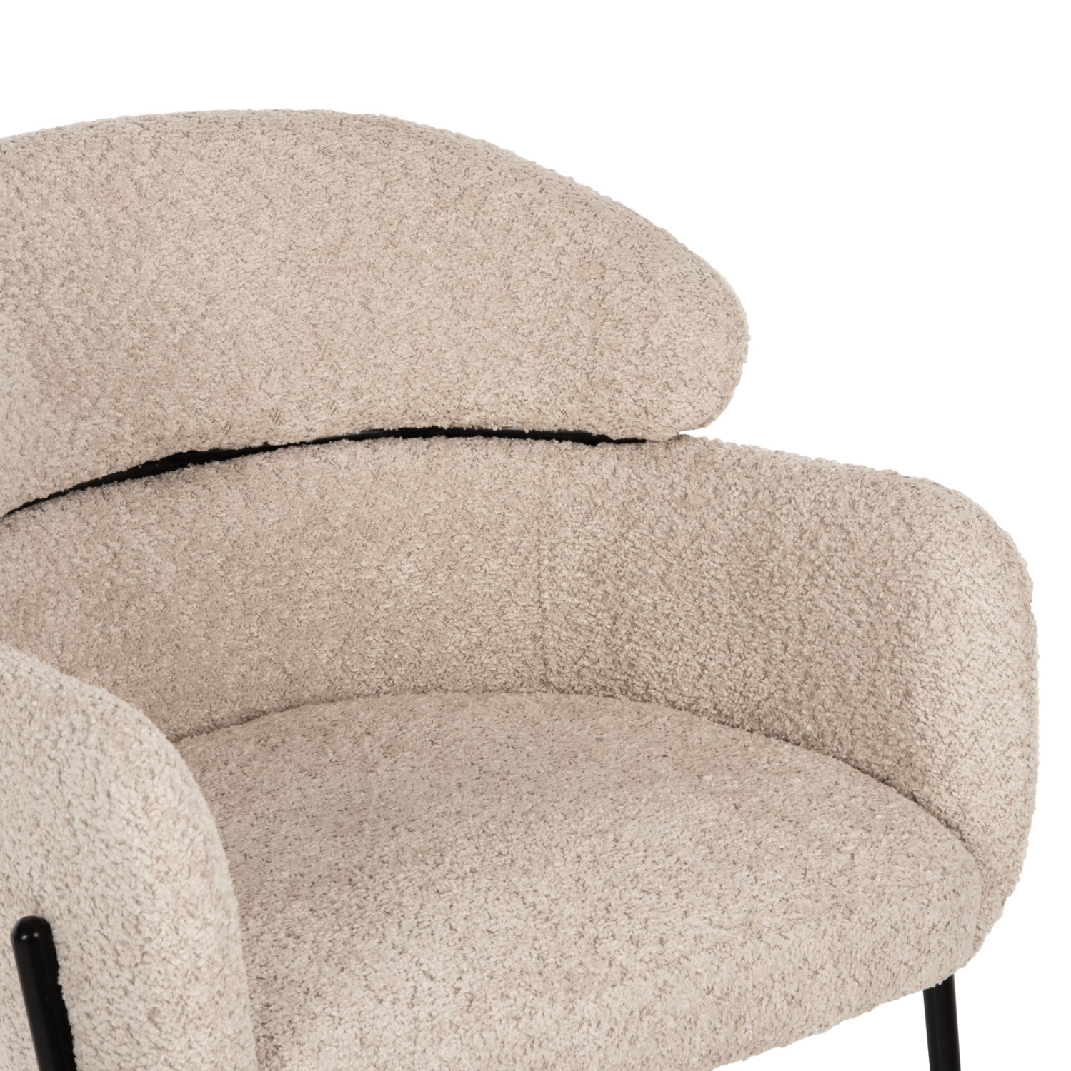 ΣΚΑΜΠΟ ΜΕΣ. ΥΨΟΥΣ WOLF HM8584.02 ΕΚΡΟΥ ΥΦΑΣΜΑ ΜΠΟΥΚΛΕ-ΜΑΥΡΑ ΜΕΤΑΛΛΙΚΑ ΠΟΔΙΑ 56x57x98Yεκ.