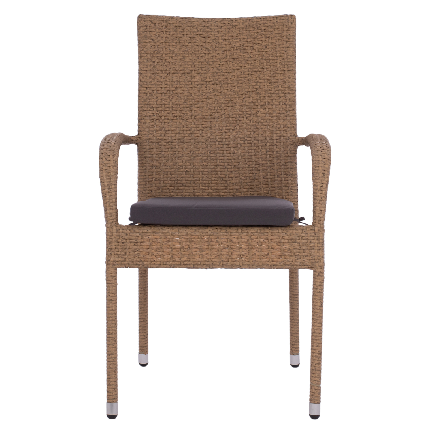 ΠΟΛΥΘΡΟΝΑ ΜΕΤΑΛΛΙΚΗ ANISHA HM5685.02 ΜΕ ΜΑΞΙΛΑΡΙ WICKER ΚΑΦΕ-ΜΟΚΑ ΣΤΟΙΒ/ΜΕΝΗ 56x60x94 εκ.